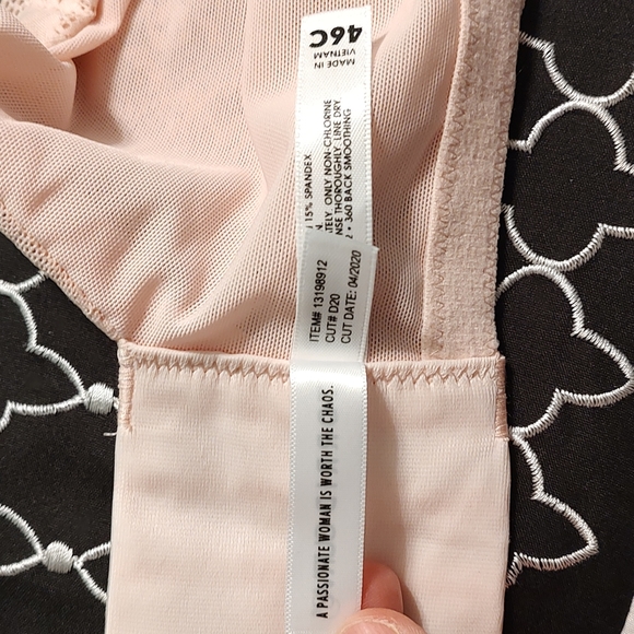 ❤️NWT Torrid Curves Brand Ladie's Baby Pink Push Up Plunge Underwire Bra, 46C - Picture 11 of 12